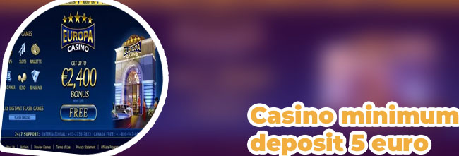 5 euro casino deposit